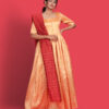 Orange Morooccan Anarkali Dress