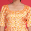 Orange Morooccan Anarkali Dress - Image 5