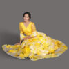 Mokara Yellow Skirt and Top set - Image 2