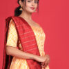 Orange Morooccan Anarkali Dress - Image 2